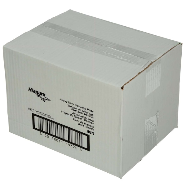 3M Niagara Heavy Duty Scouring Pad, PK15 86N Zoro